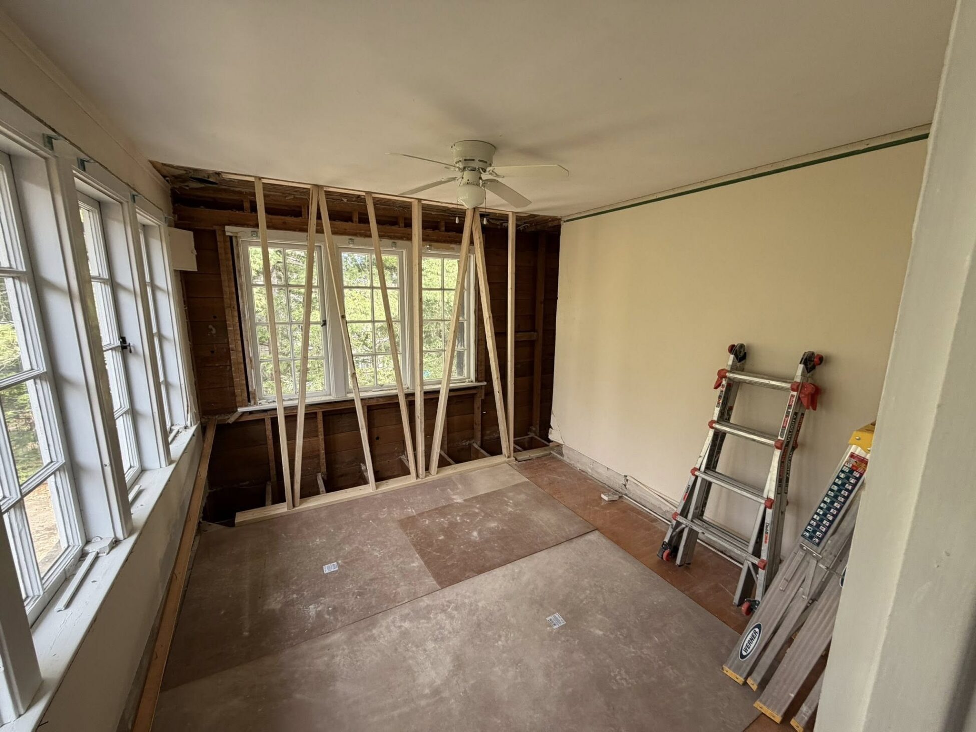 Shorewood Hills Framing 3 rough framing for Shorewood Hills home