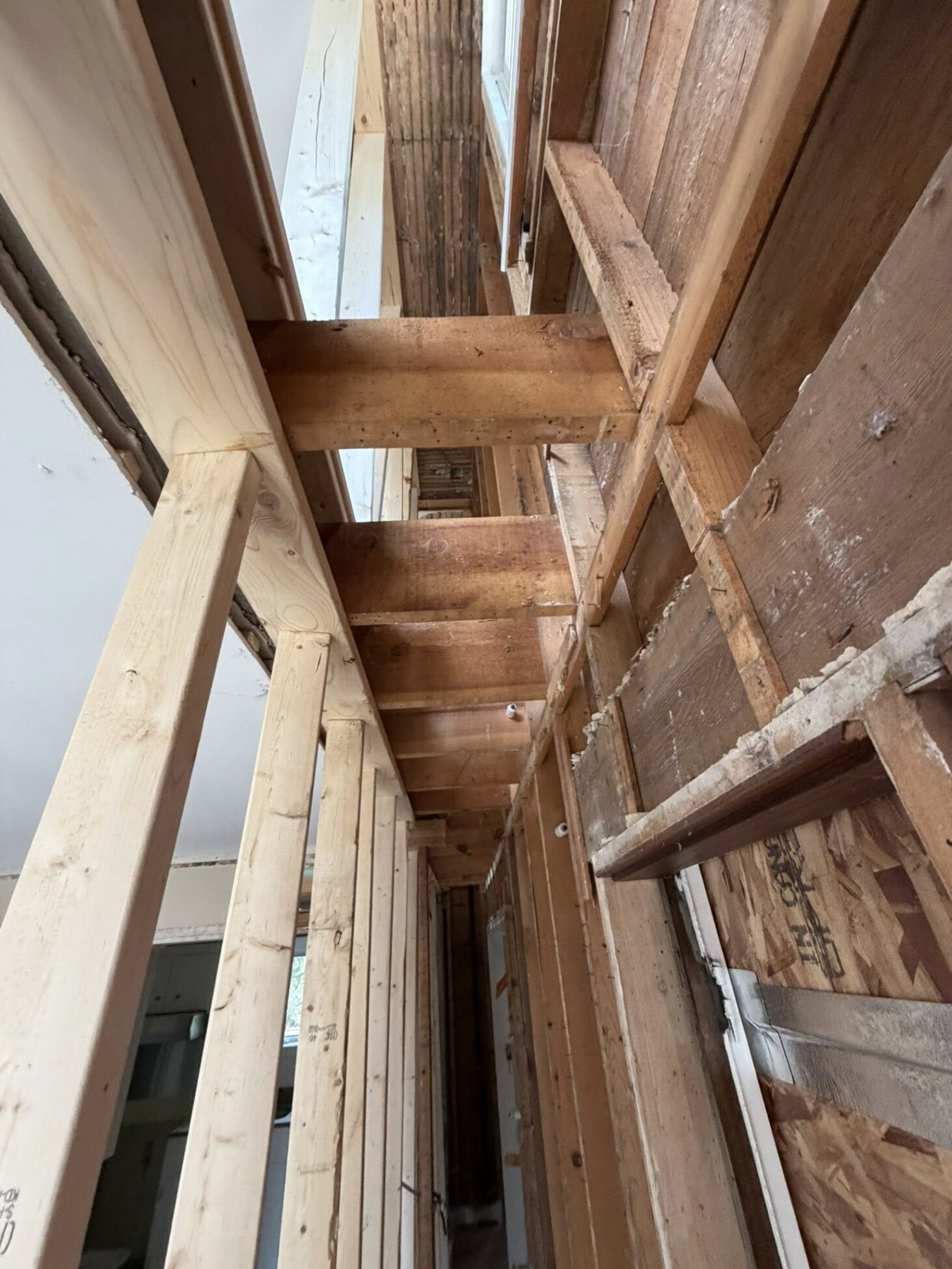 Shorewood Hills Rough Framing shorewood hills home addition framing